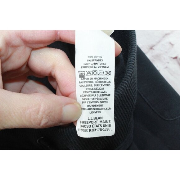 LL Bean Ultrasoft Sweats Drawstring Jogger Ink Black Size Small - Picture 9 of 11